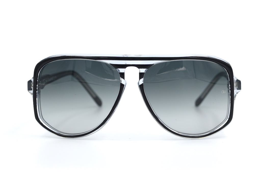 Oliver Goldsmith Berwick (1979) Black Quartz Sunglasses - Vintage Luxury Eyewear for Men & Women | Perfect for Fashion, Travel & Outdoor Activities