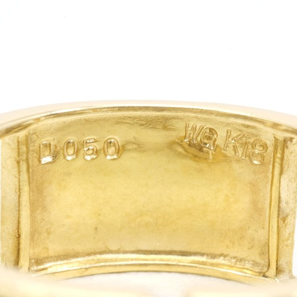 18K Yellow Gold & White Gold Diamond Ring for Women - Elegant Wedding, Engagement, Anniversary Gift - Perfect for Proposals, Bridal Jewelry & Special Occasions