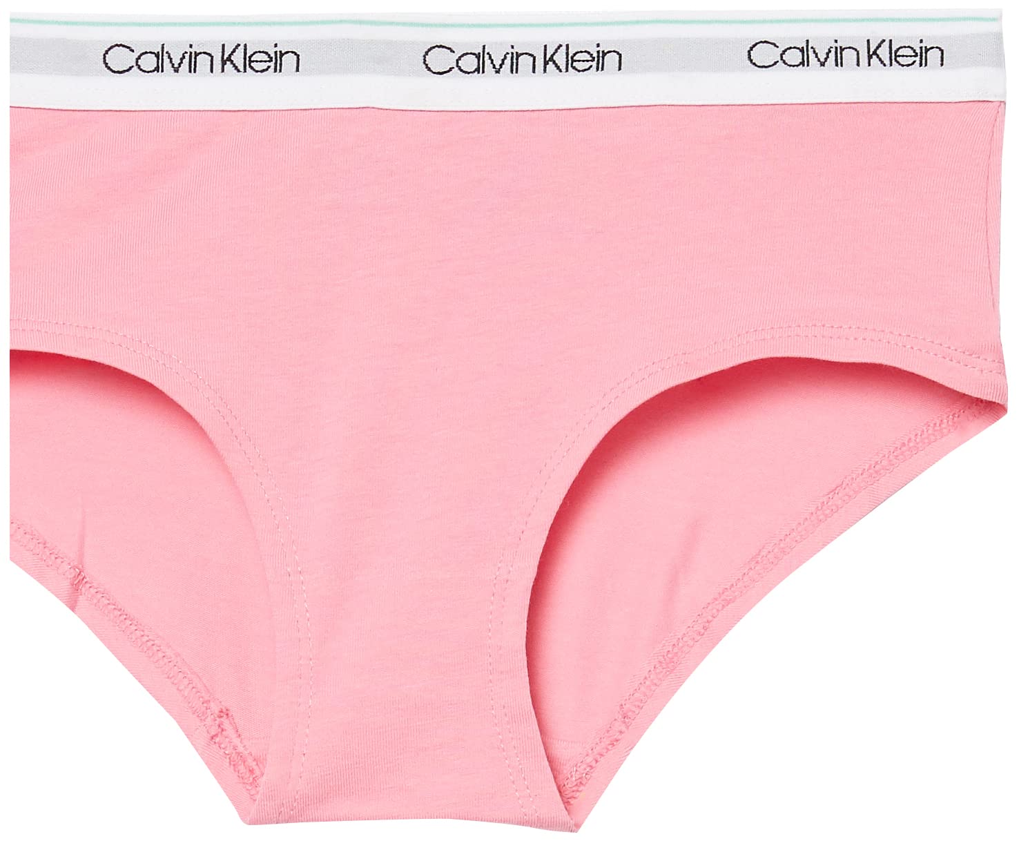 Calvin Klein Girls' Modern Cotton Hipster Underwear - Soft & Comfortable Everyday Panties for Teens & Juniors | Perfect for School, Sleepovers & Active Play