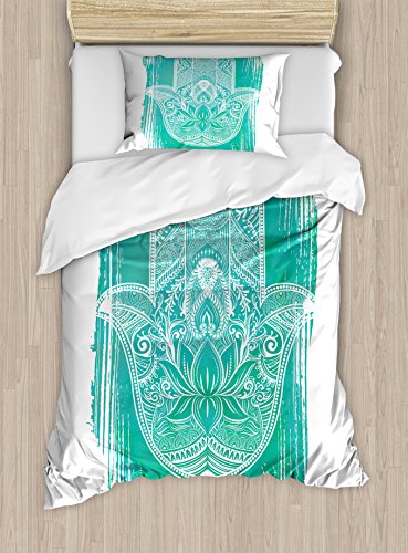 Turquoise and White
