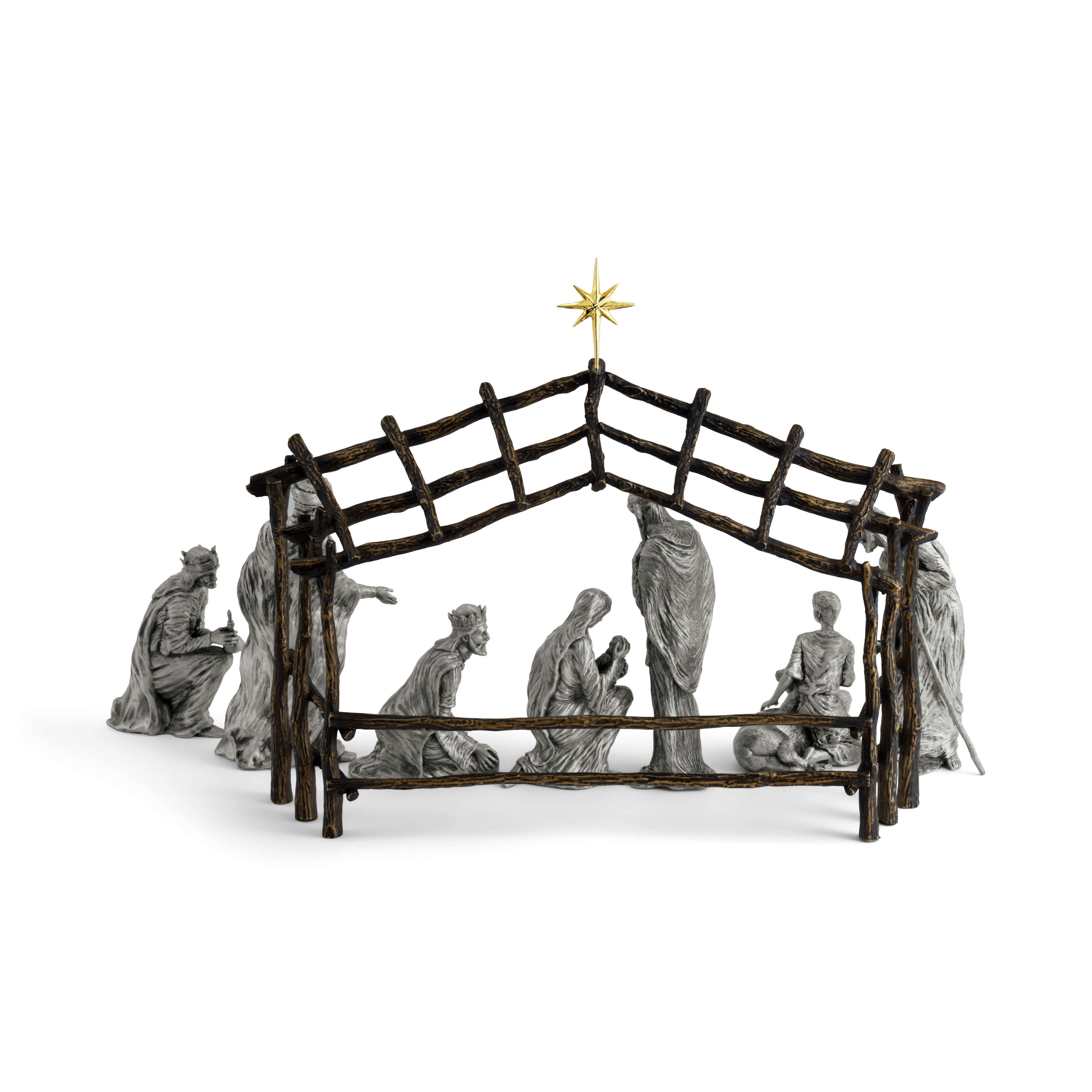 Nativity Set - Handcrafted Christmas Nativity Scene for Home Decor, Holiday Display & Gift - Perfect for Christmas Tree, Mantel, Tabletop & Church Decorations