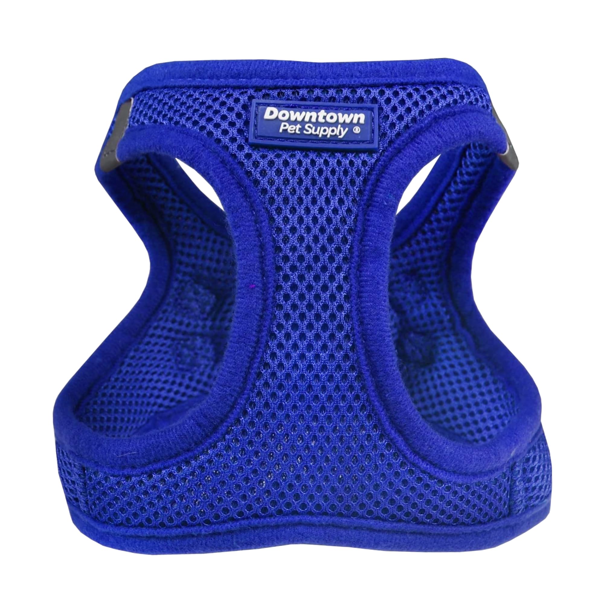 Downtown Pet Supply Step-in Dog Harness for Small Dogs & Cats - No Pull Adjustable Pet Harness with Padded Mesh Fabric & Reflective Trim - XXS Blue Buckle Strap Harness for Teacup Breeds - Perfect for Walking, Training & Outdoor Adventures