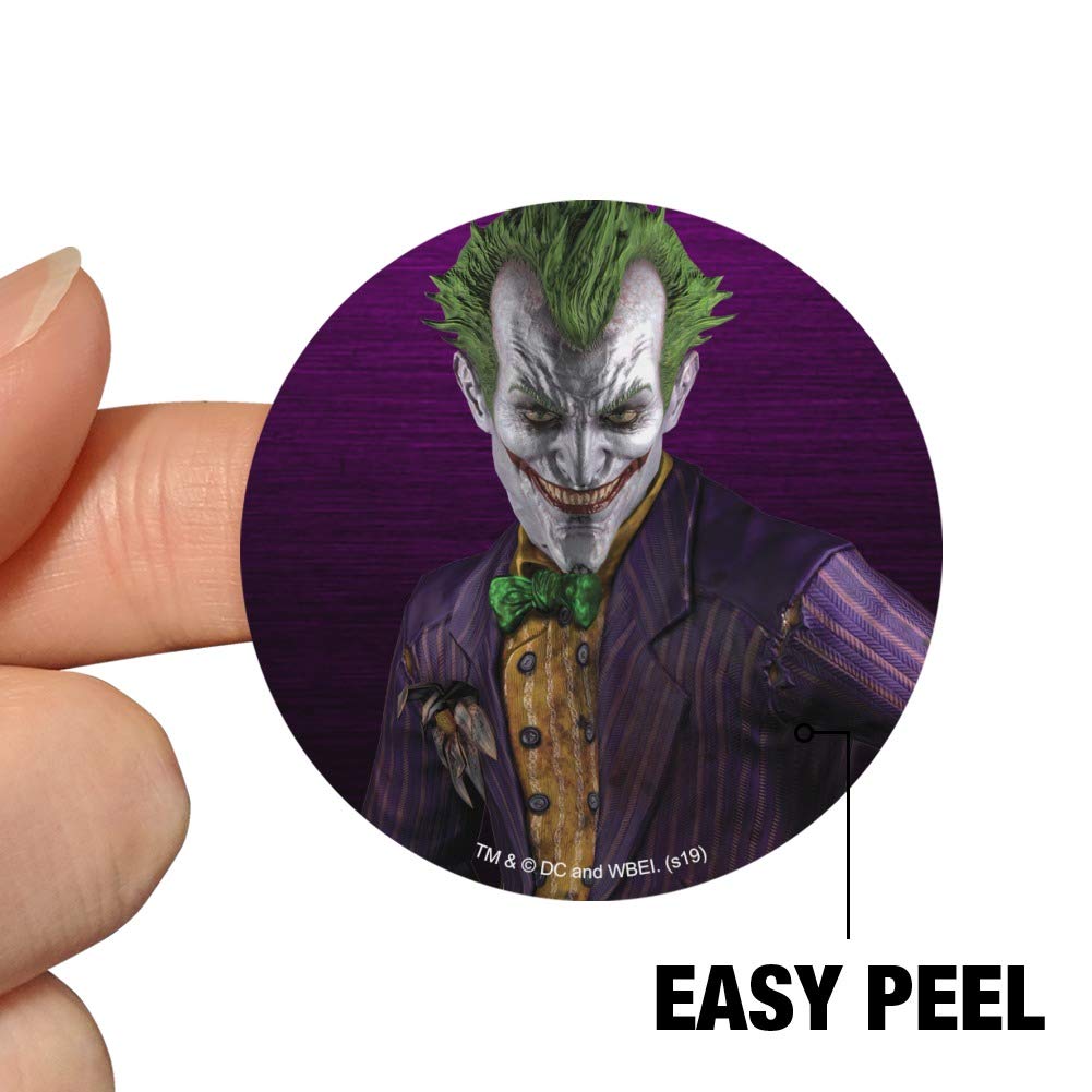 Batman Arkham Asylum Video Game Joker Stickers Set - 50pcs Planner Calendar Scrapbooking Decorative Stickers for Journaling, DIY Crafts, Bullet Journal, Gift Wrapping