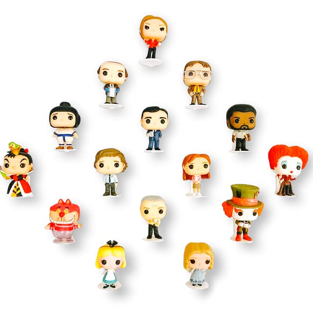 Funko Pop Display Shelves - No Screws No Drilling Floating Wall Shelves for Collectible Figures | Compatible with Pop Vinyl & Small Collectibles (50, Black) | Perfect for Bedroom, Game Room & Office Decor - FUNKOFIGSHELF