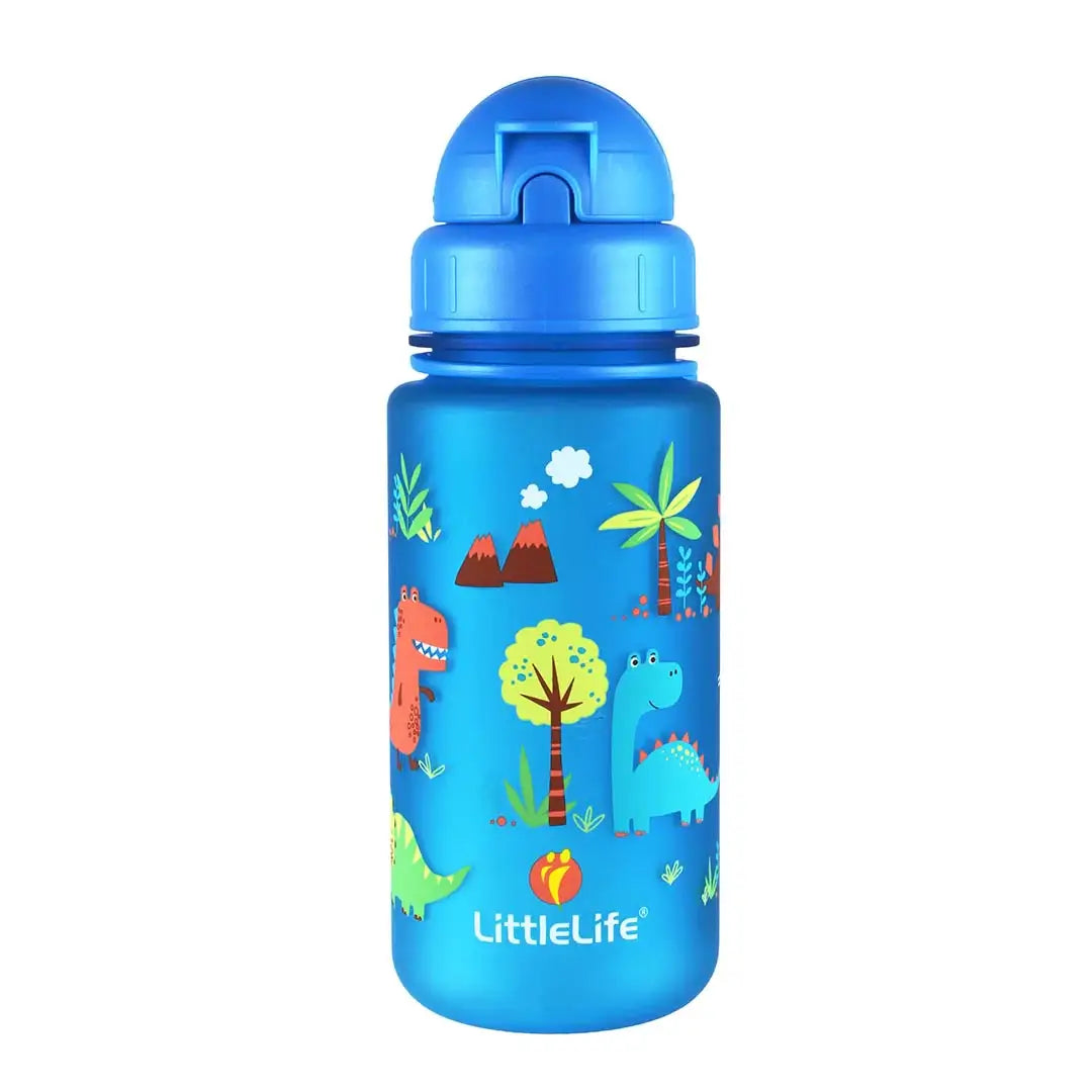 Littlelife Kids Plastic Water Bottle - BPA Free, Leak Proof, 12oz Reusable Water Bottle for Boys & Girls - Perfect for School, Sports & Outdoor Activities