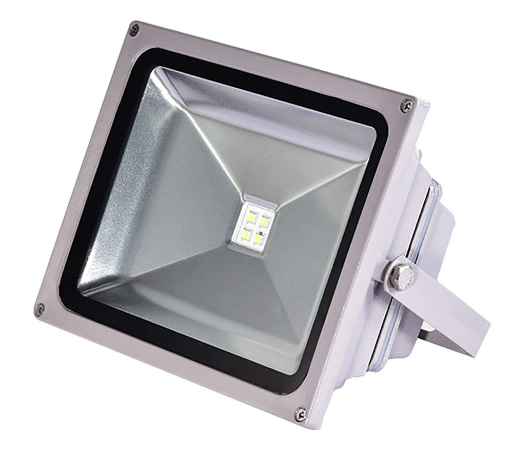 30W LED Flood Light - Super Bright Outdoor Security Light, Waterproof Design with Aluminum & Tempered Glass - Perfect for Garage, Playground, Patio, Garden Lighting (Warm White, 30W) | Energy-Efficient & Durable for Home & Commercial Use