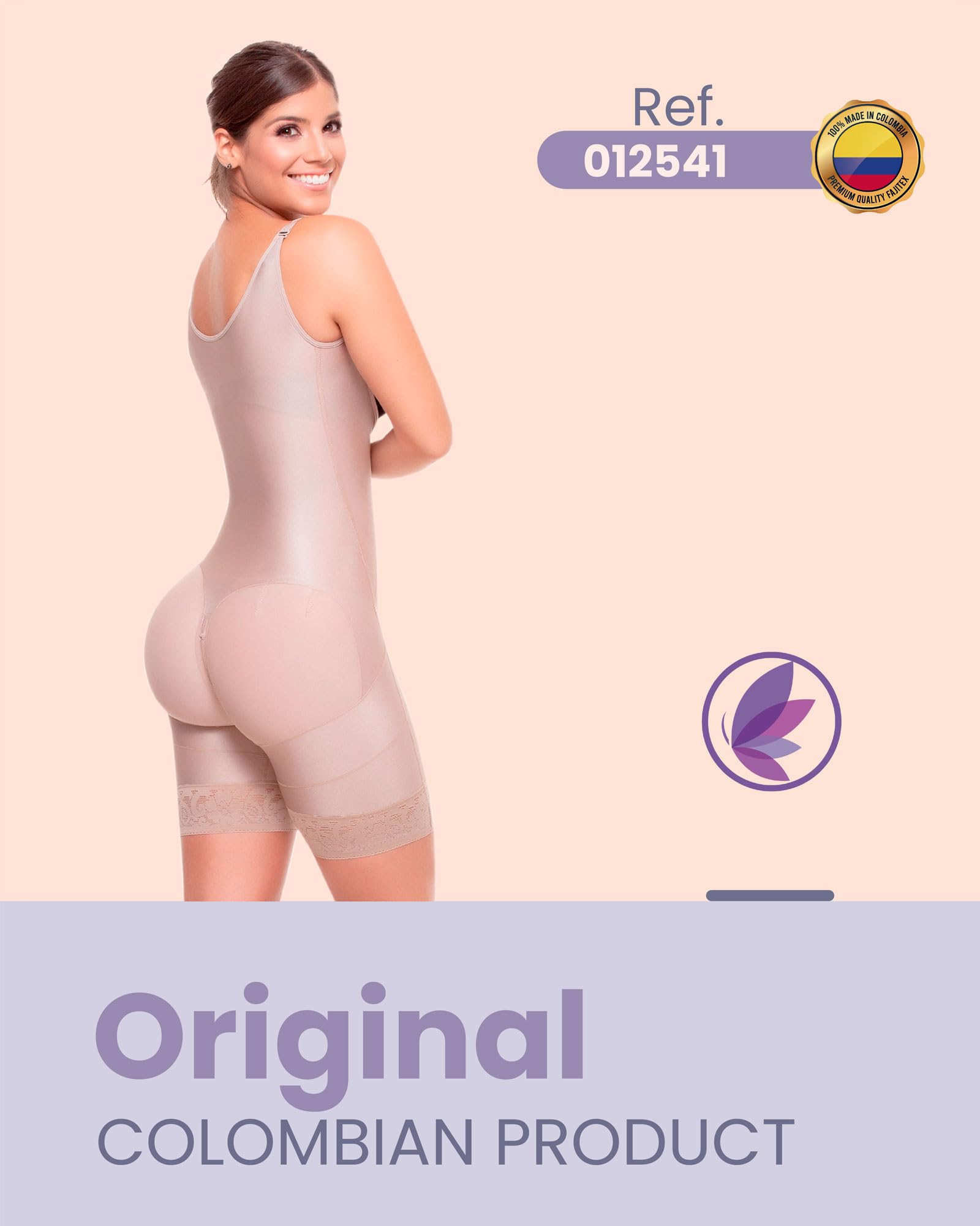 Fajitex Colombian Shapewear - Bi-Directional Medium Compression Post-Surgery Girdle for Liposuction Recovery & Body Shaping | Waist Trainer for Women | Perfect for Postpartum, Weight Loss & Everyday Wear