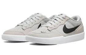 Nike SB Force 58 Skateboarding Shoes for Men - Photon Dust/Black Colorway | Lightweight & Durable Design for Street Skating & Casual Wear