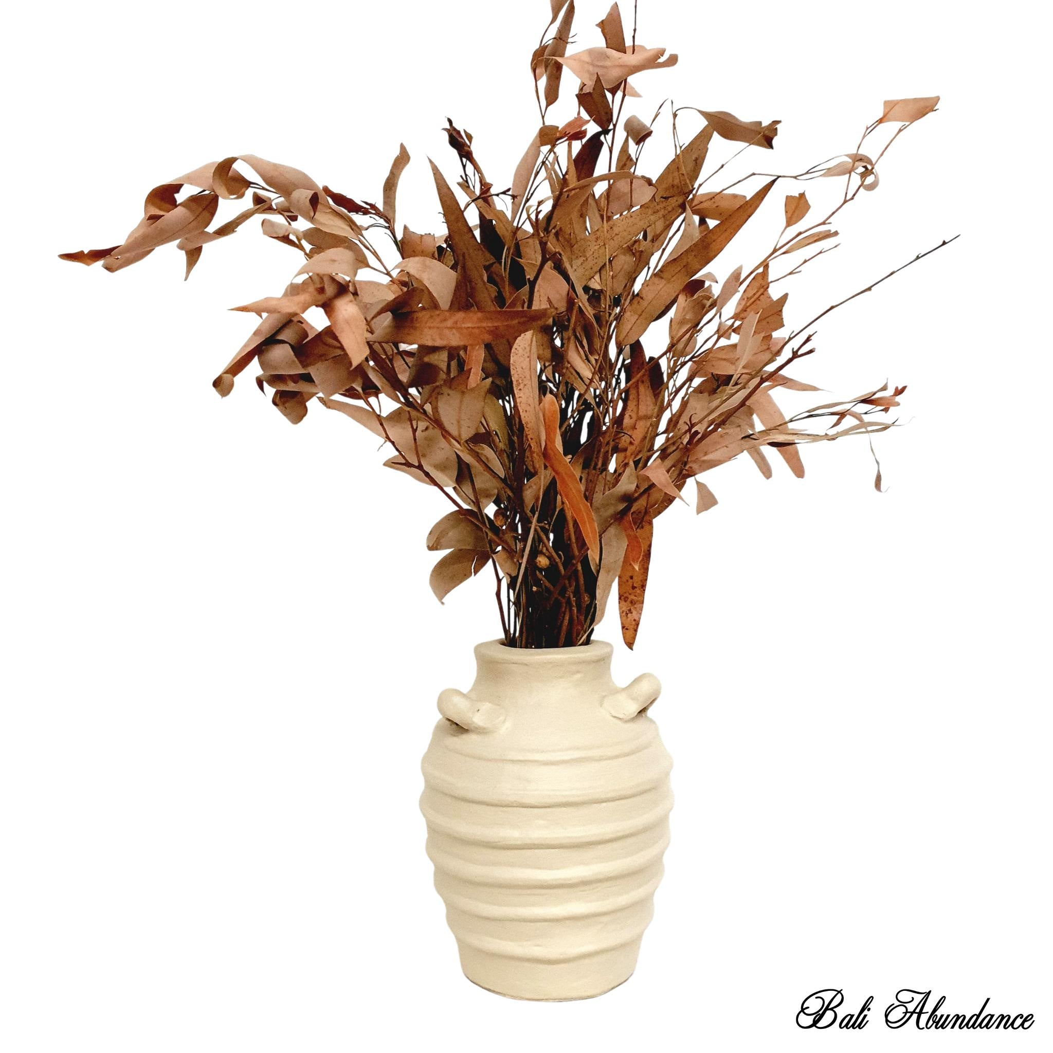 Handmade Terracotta Clay Urn for Plants - Decorative Flower Pot with Drainage Hole - Perfect for Indoor & Outdoor Gardening, Home Decor, and Patio Display