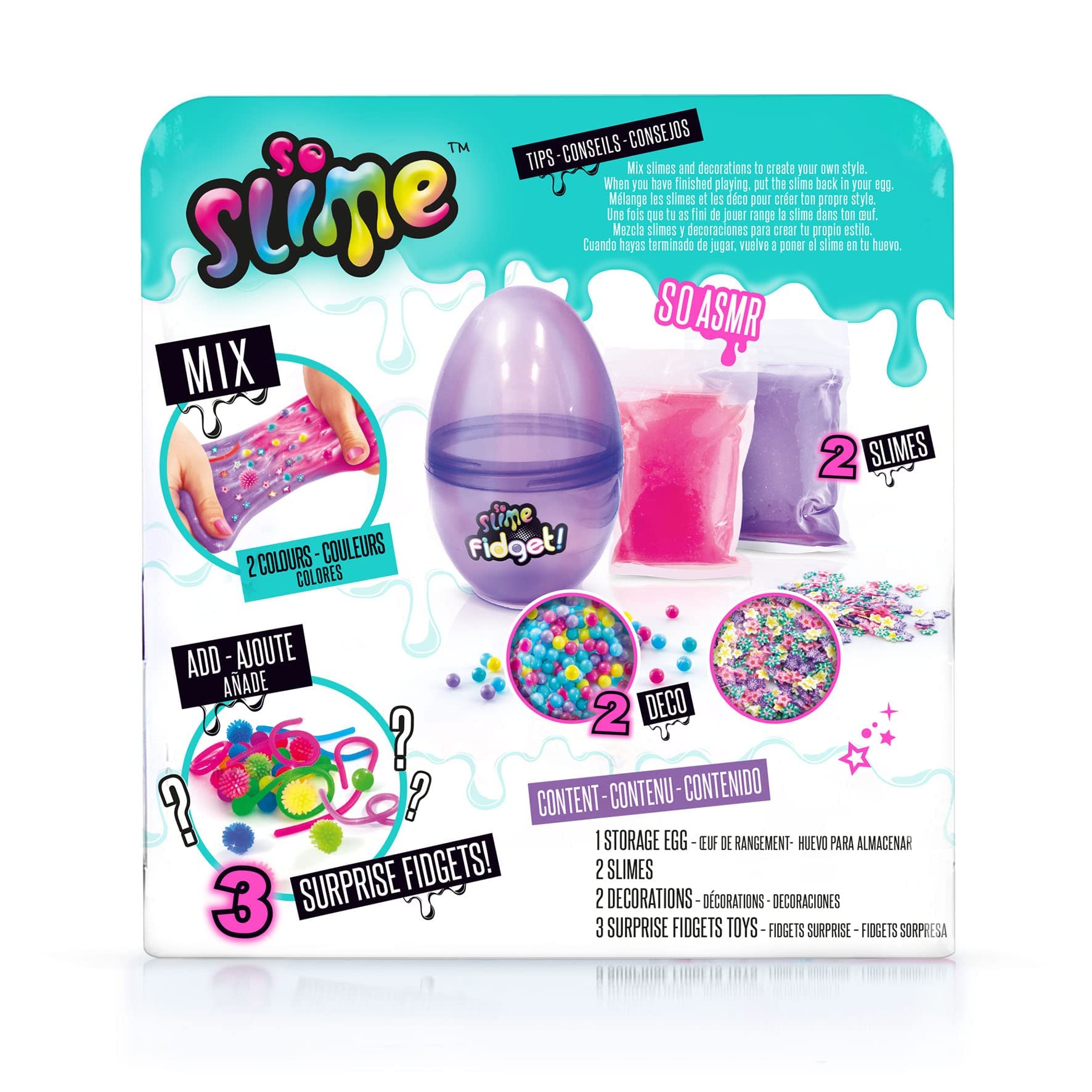 Canal Toys So Slime Fidget Slime Egg - Sensory Stress Relief Toy for Kids & Adults - Fun DIY Slime Making Kit for Playtime, Party Favors & Classroom Activities (SC224)