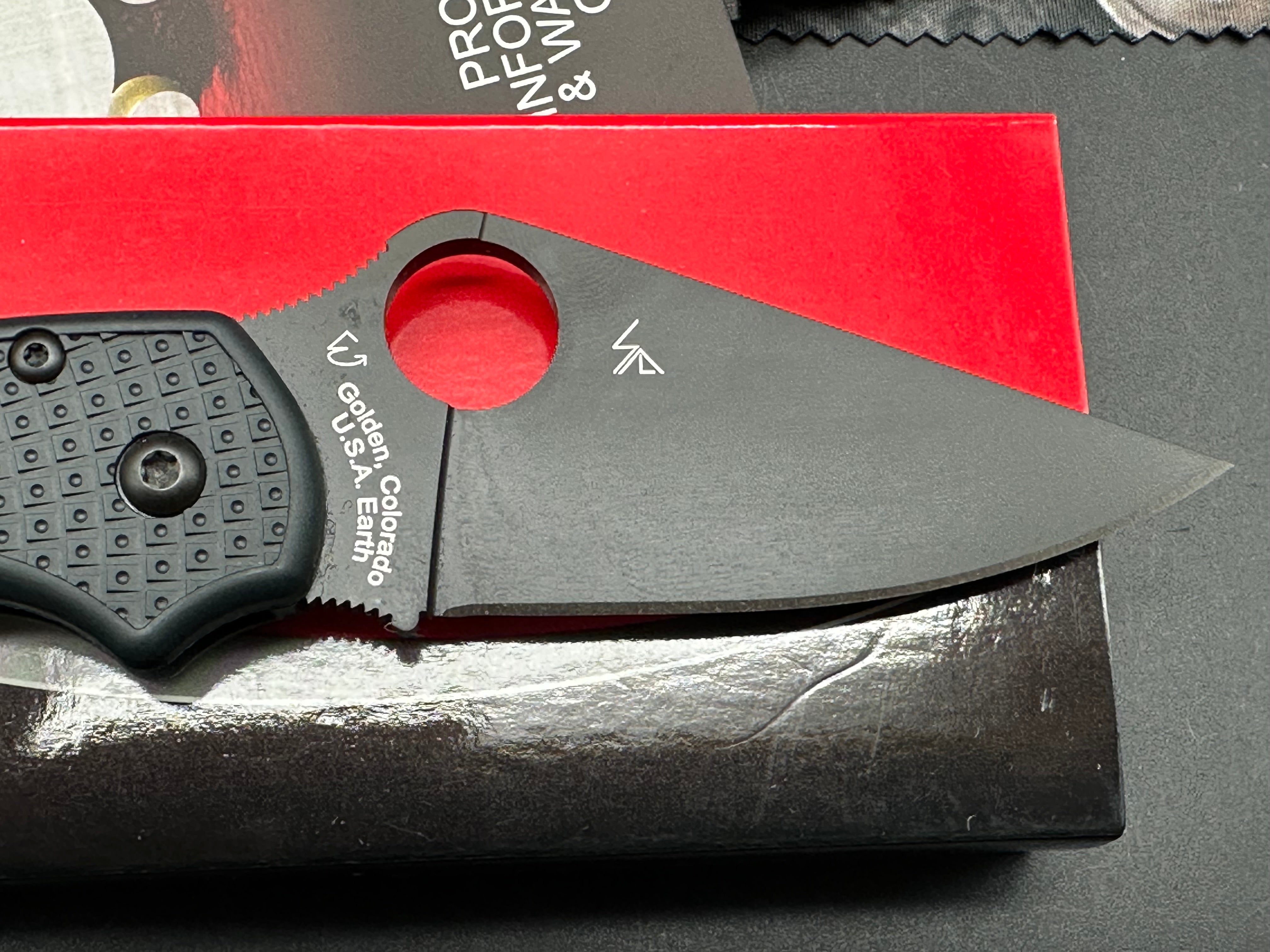 Spyderco Para3 Lightweight Knife - Joker Exclusive CrewWare Edition | EDC Folding Pocket Knife for Outdoor, Camping & Everyday Carry