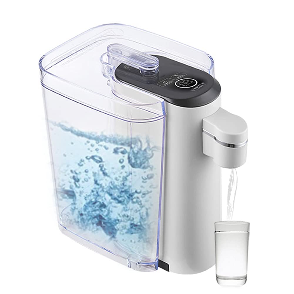 Mini Electric Water Dispenser for Bottled Water - 3-Second Instant Hot Water with Adjustable Temperature Control (1200W) - Perfect for Baby Formula, Coffee, Tea & Office/Home Use