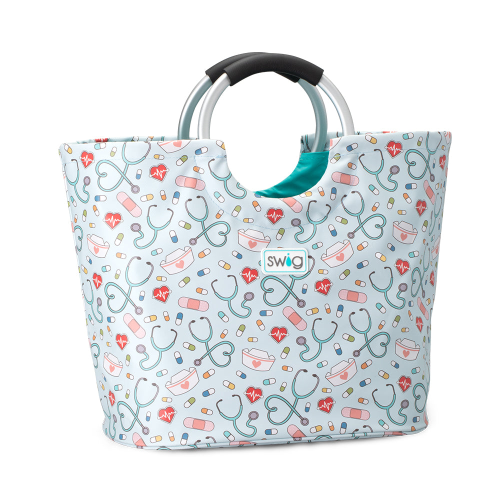 Scrub Life Loopi Tote Bag - Durable Medical Work Bag for Nurses & Healthcare Professionals - Perfect for Hospital Shifts, Clinical Rotations & Everyday Use