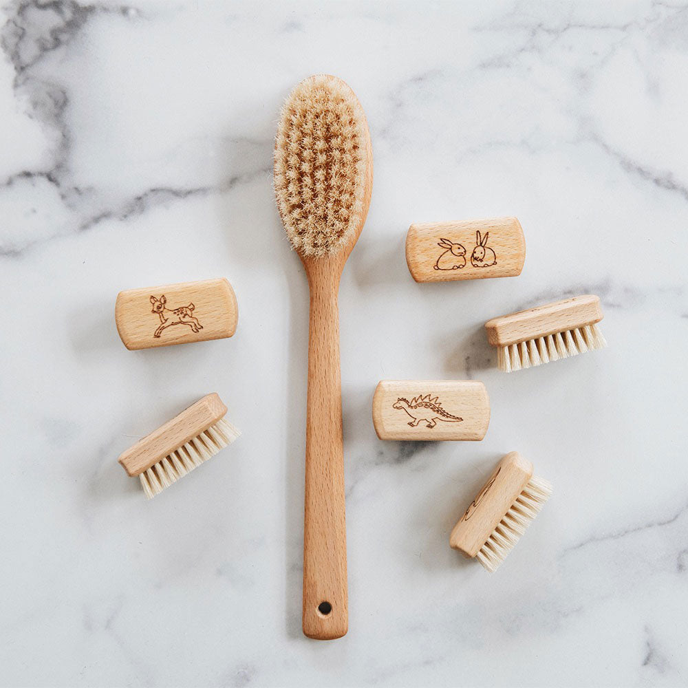 Soft Bristle Kids Bath Brush for Gentle Cleaning - Perfect for Toddler & Baby Bath Time, Sensitive Skin Care & Fun Bath Play