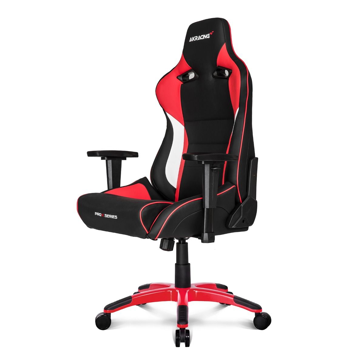 AKRACING ProX Ergonomic Gaming Chair - High Back Racing Style with Adjustable Lumbar Support & Headrest - Red - Perfect for PC, Office & Esports Gaming Setup