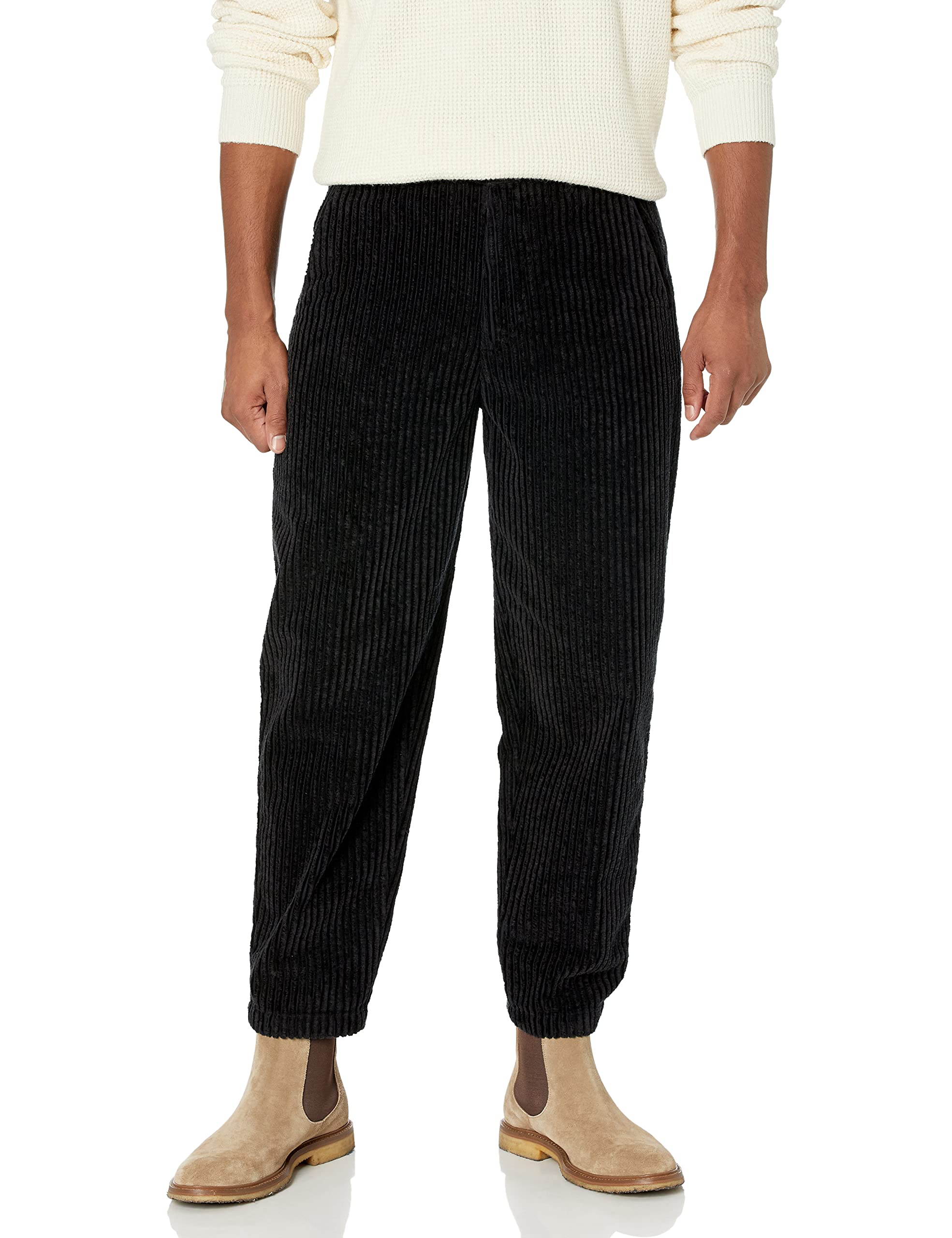 Armani Exchange Men's Slim Fit Corduroy Pants for Casual Wear | Comfortable Stretch Fabric | Office & Weekend Outfits