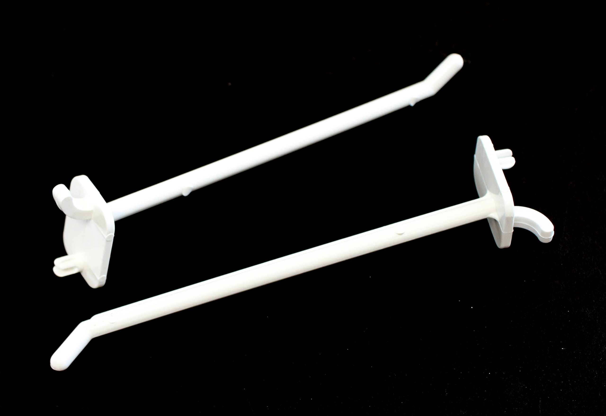 JSP Manufacturing White Plastic Pegboard Hooks for Garage, Tools, Storage, Jewelry & Crafts - 2