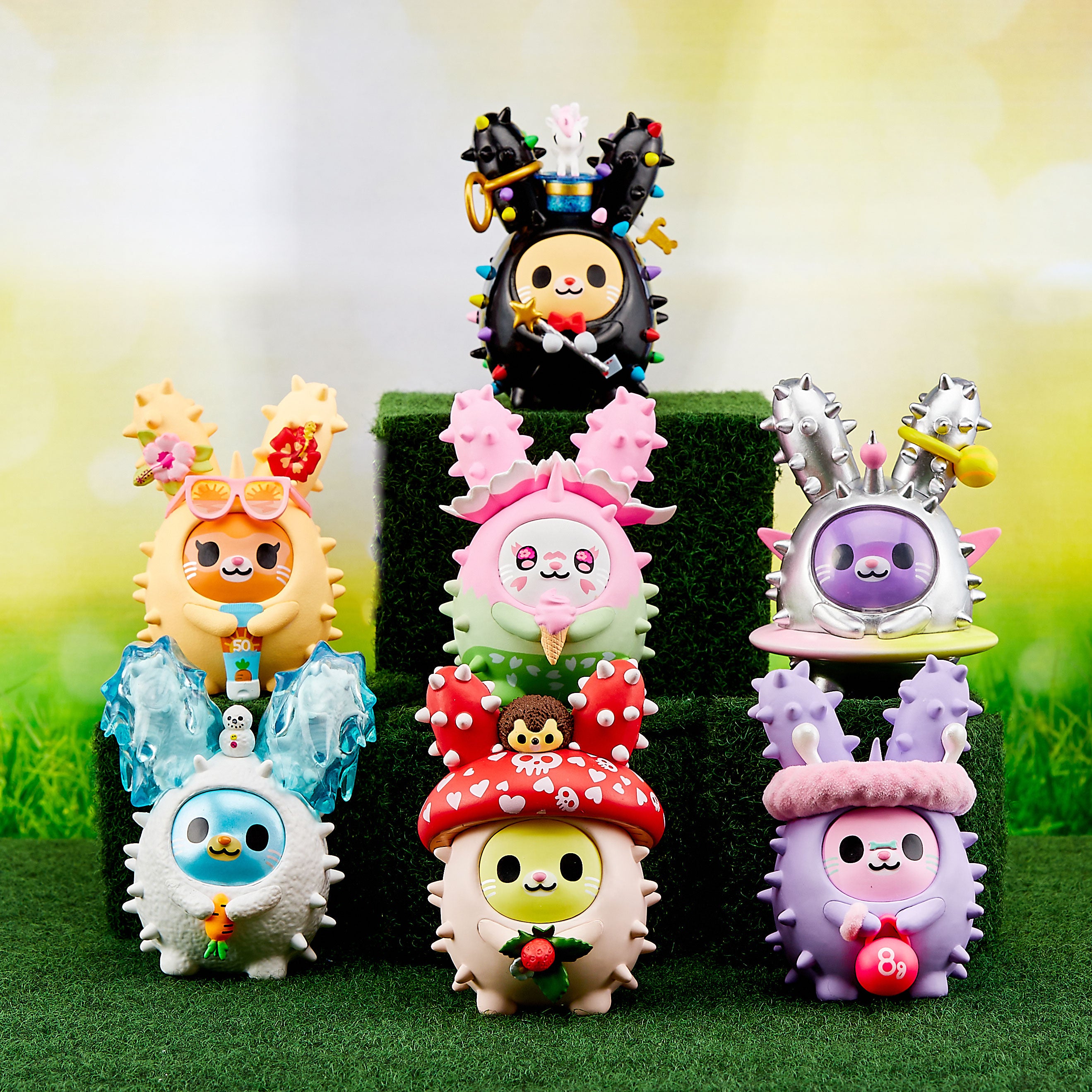 Cactus Bunnies Series 2 Blind Box Collectible Figures - Cute Kawaii Animal Toys for Kids & Adults - Perfect for Birthday Gifts, Party Favors, and Home Decor