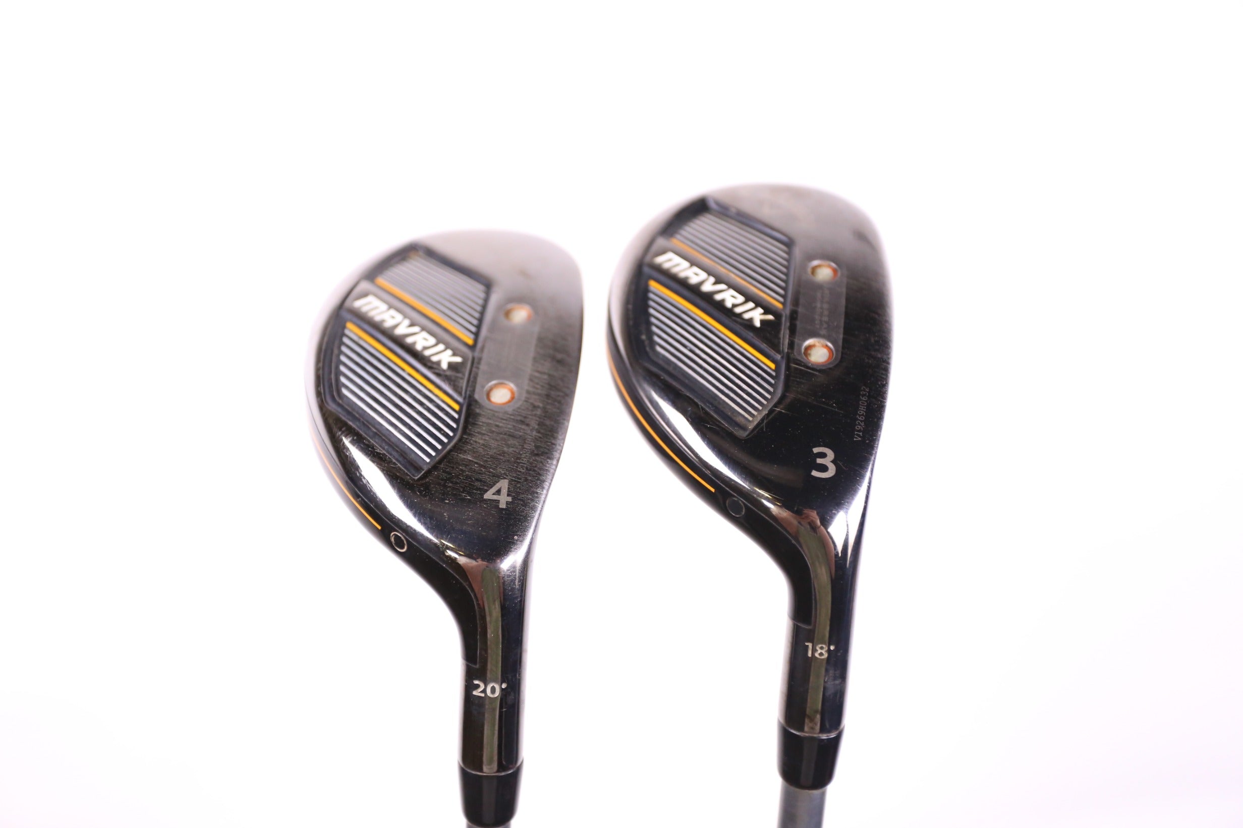 Pre-Owned Callaway Mavrik Hybrid Golf Club Set - Right Handed 3H & 4H with Regular Flex Shafts | Perfect for Mid-Handicap Golfers on Fairway Shots and Rough Recovery
