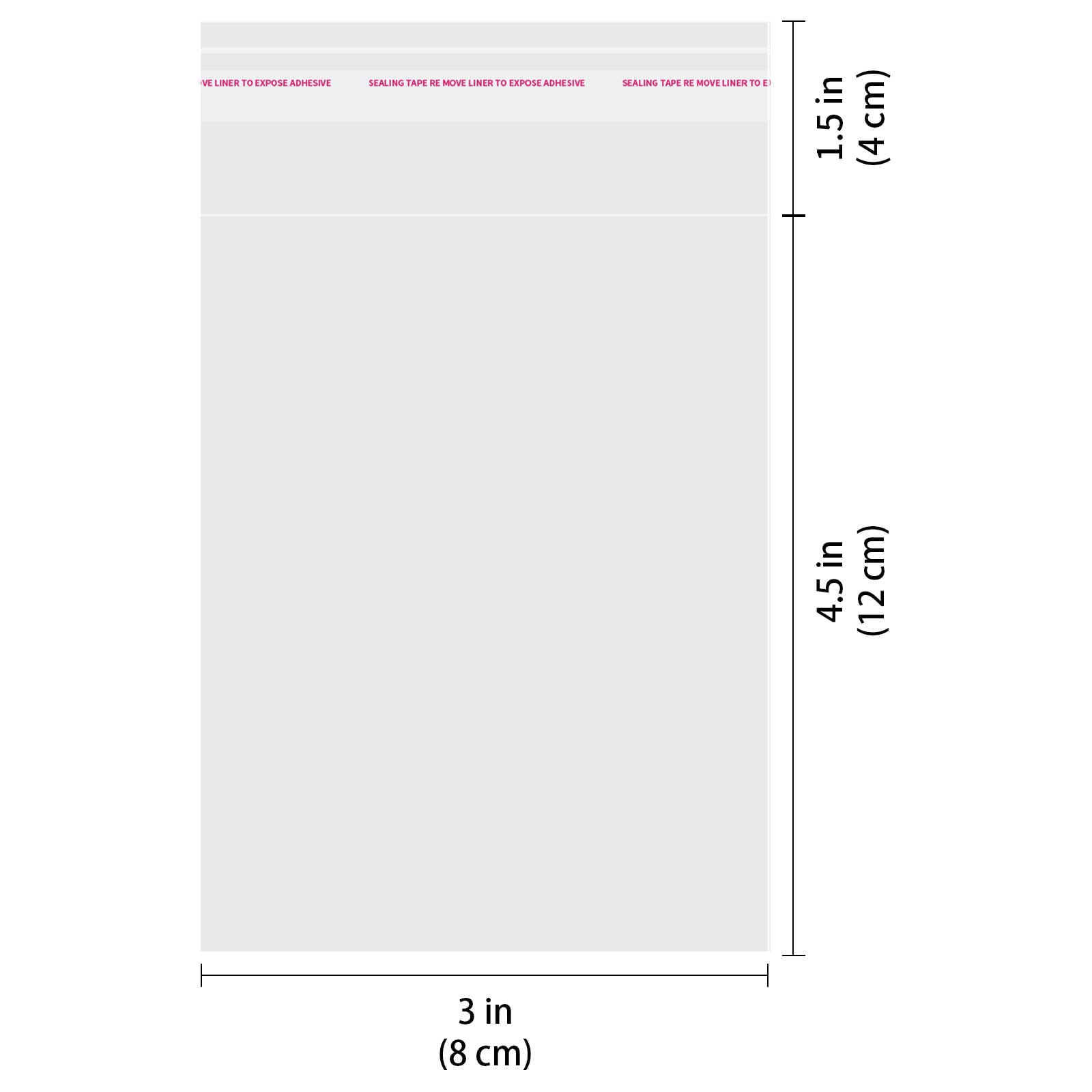 20000 Pack 3x4 Inch Clear Resealable OPP Plastic Bags for Jewelry, Earrings, Gift Cards, Soap, Cookies - Small Cellophane Bags for Crafts, Bakery Packaging, Party Favors & Retail Display