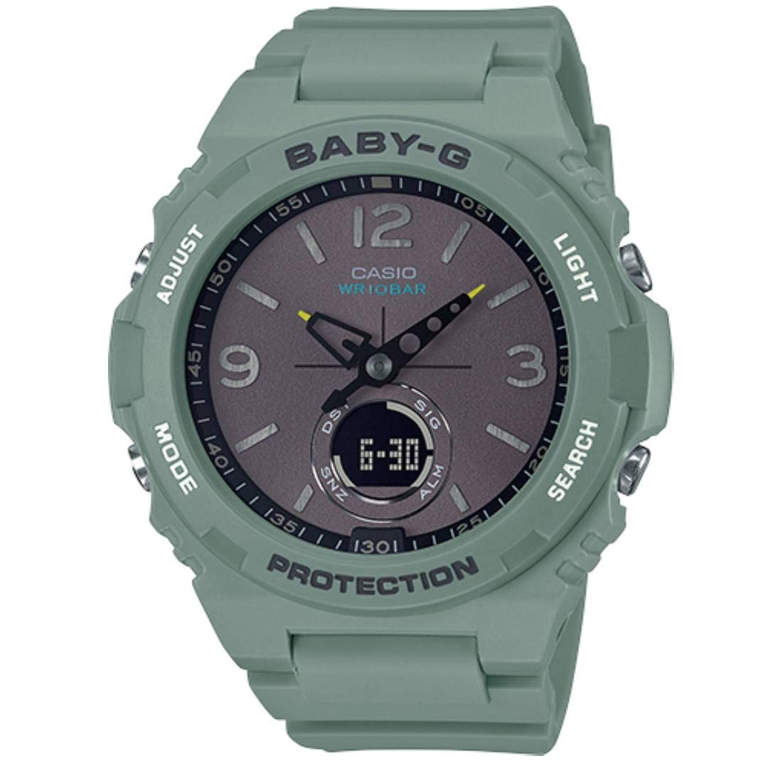 CASIO Baby-G BGA260-3A Digital Sport Watch for Women - Shock Resistant, Water Resistant, Trendy Fashion Accessory for Active Lifestyle, Gym, Running & Outdoor Activities