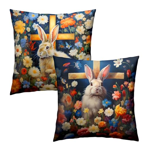 Spring Easter Bunny Painting