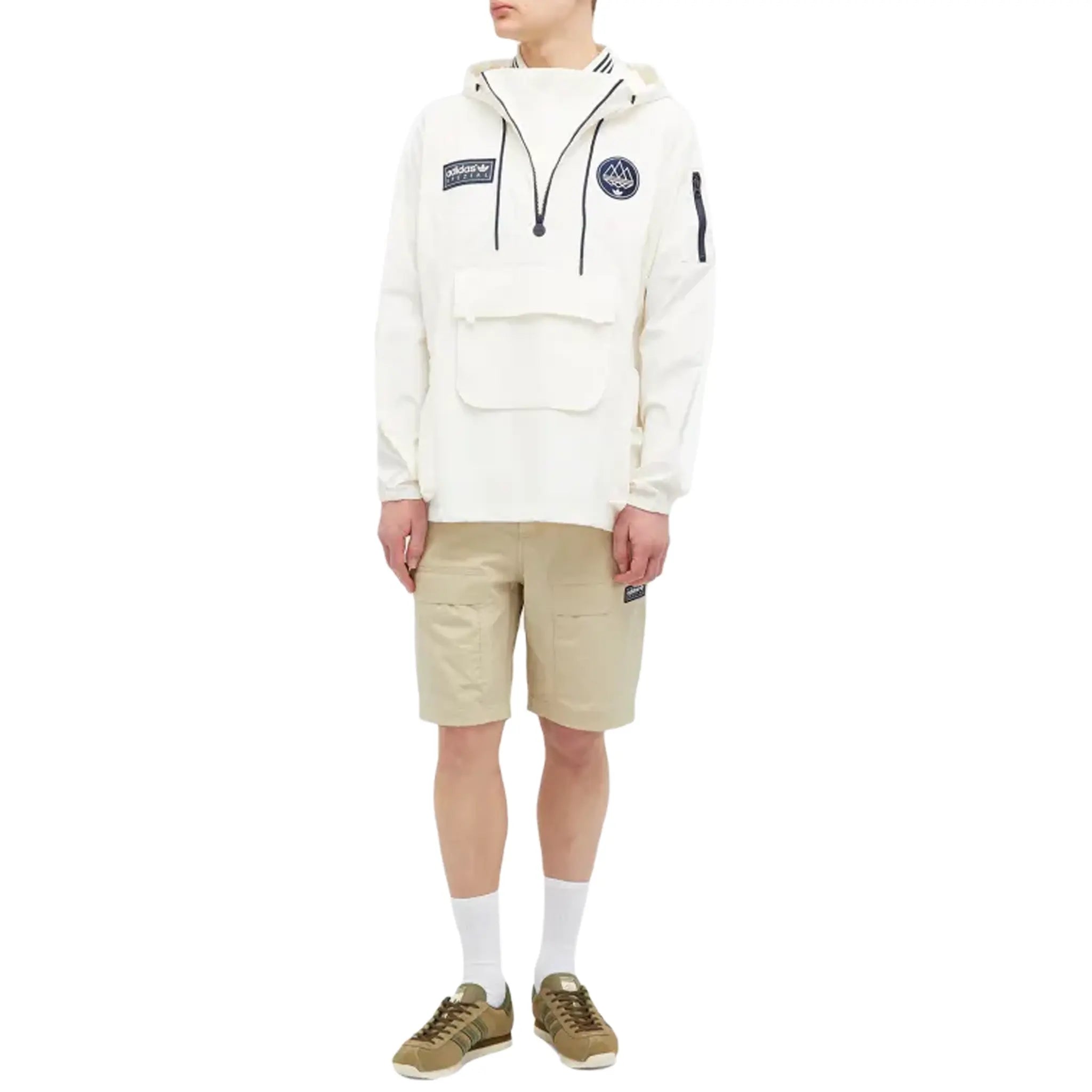 Adidas Spezial Todmorden Smock Jacket - Chalk White | Men's Lightweight Windbreaker for Outdoor & Casual Wear