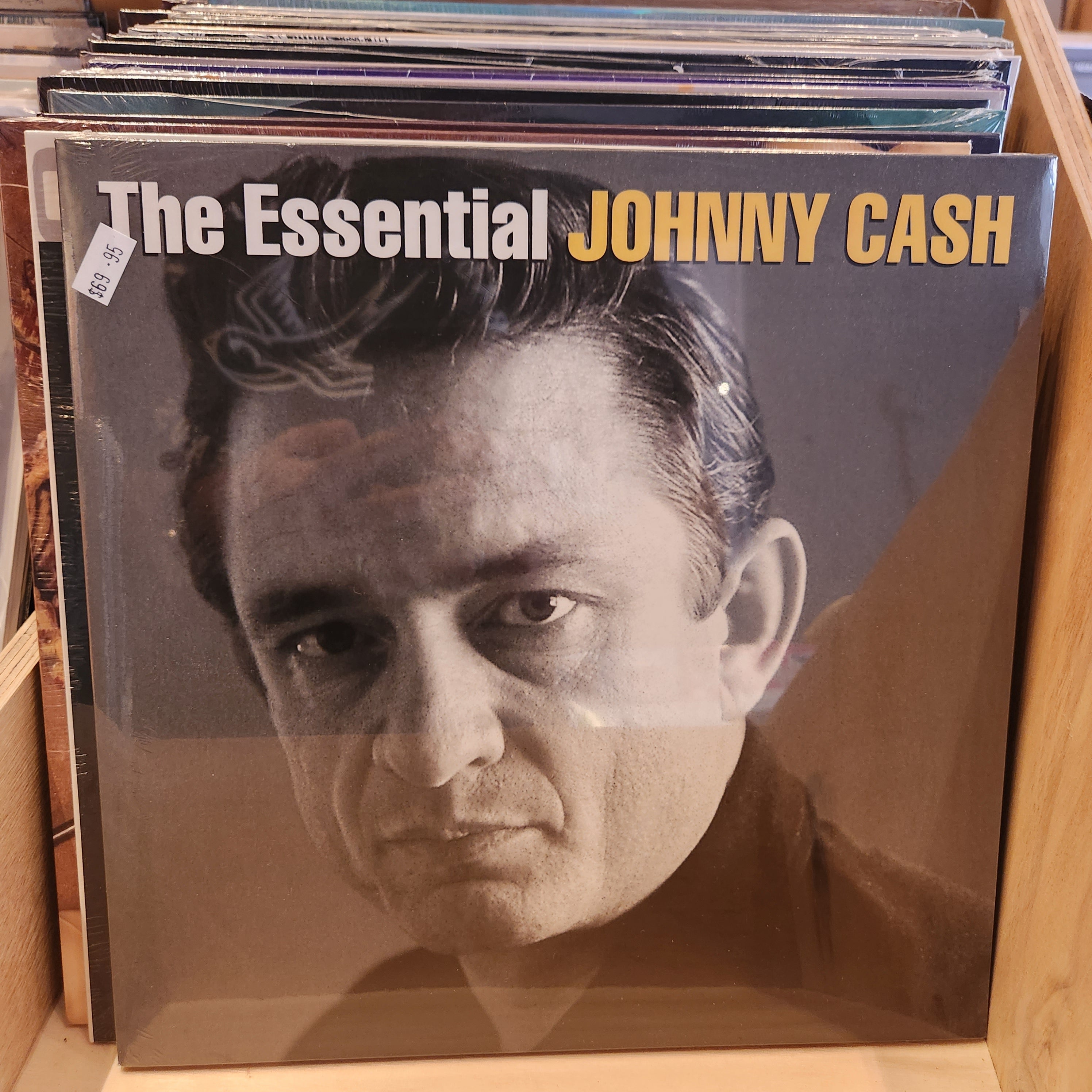 Johnny Cash Essential Vinyl LP Record - Classic Country Music Album for Collectors & Music Lovers - Perfect for Home Listening, Gifts & Vinyl Collections