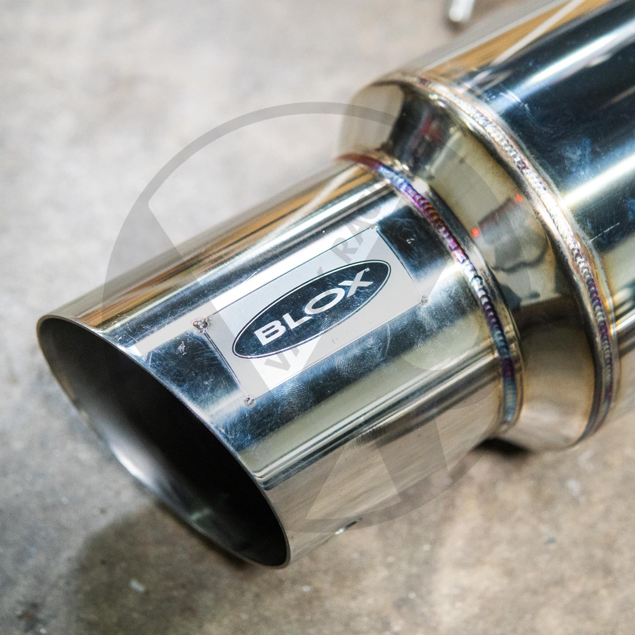 Blox Racing 2.5 Inch Cat Back Exhaust System for 2001-2005 Honda Civic Coupe - High Performance Stainless Steel Muffler - Enhanced Sound & Power - Perfect for Street Racing & Daily Driving
