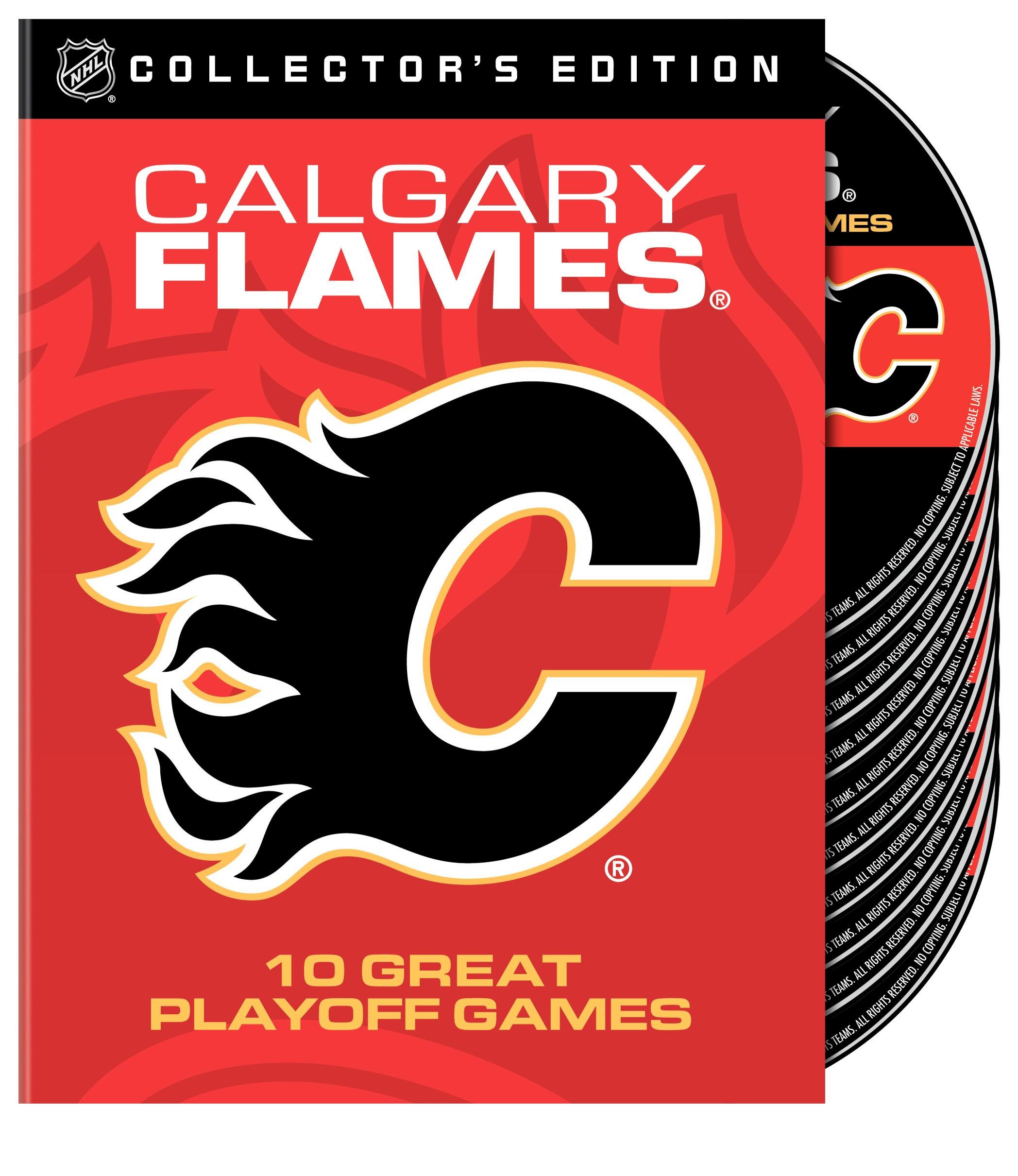 NHL Calgary Flames 10 Great Playoff Games DVD - Best Hockey Matches Collection for Sports Fans - Perfect for Game Nights & NHL Memorabilia Collectors