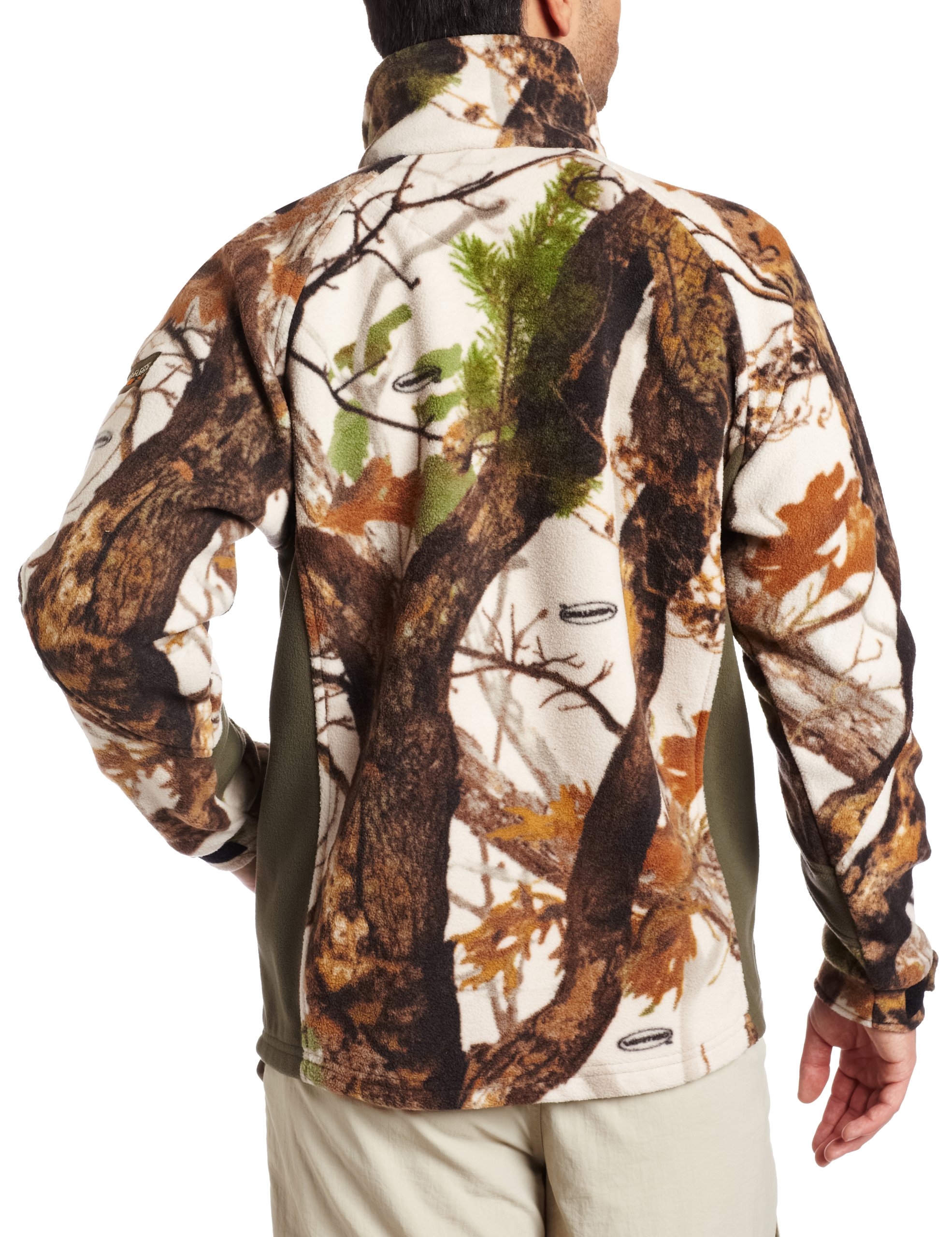 ScentLok Men's Timberfleece Bowhunting Jacket - Camo Fleece Outerwear for Deer Hunting & Cold Weather - Lightweight, Windproof & Scent Control Technology