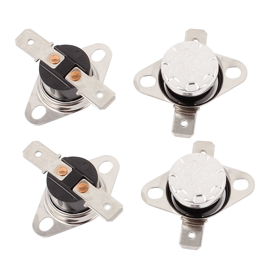 4PCS KSD301 Thermostat Temperature Control Switch 140°C/284°F NC - Thermal Protection for Coffee Makers, Water Heaters & Home Appliances