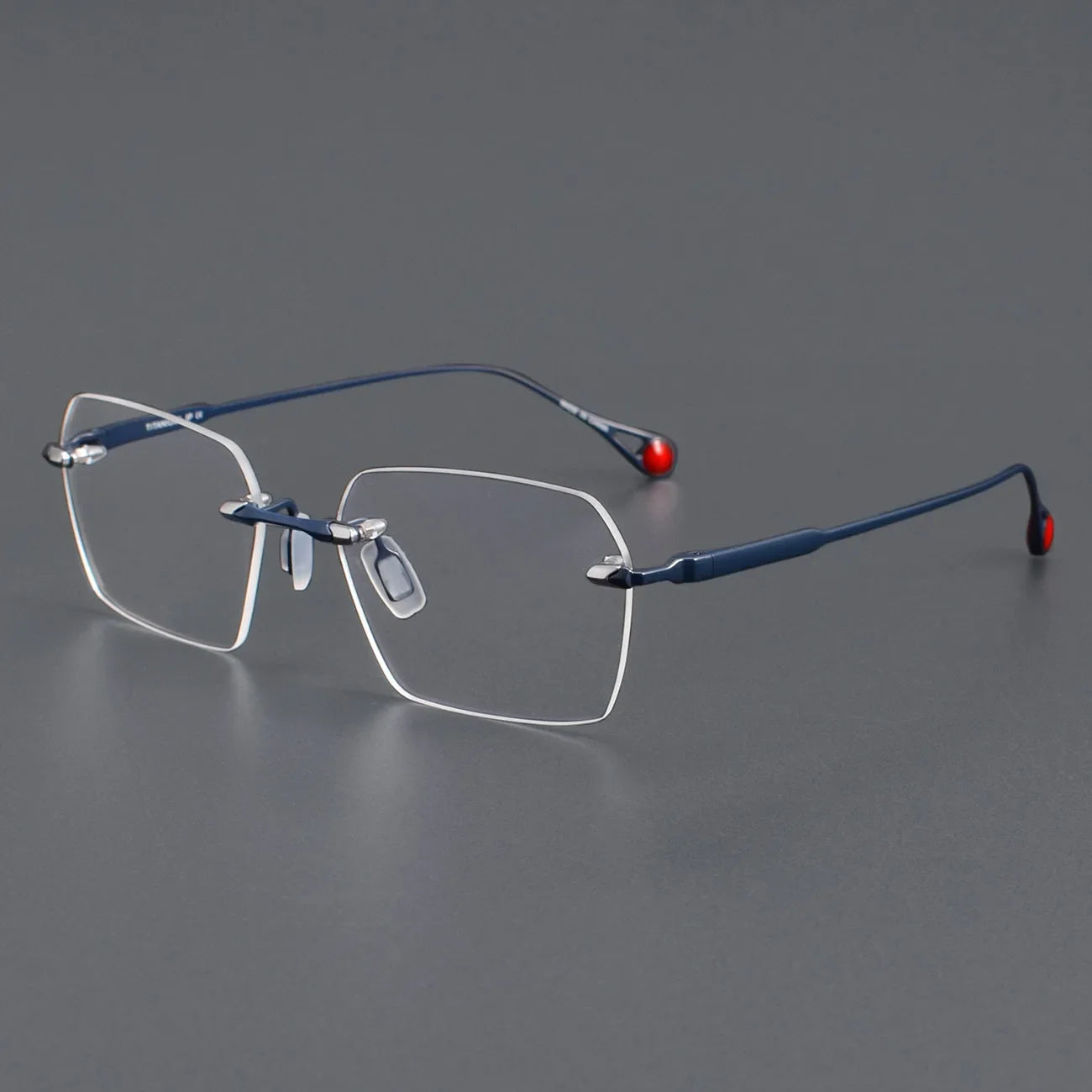 Aror Unisex Rimless Polygon Square Titanium Eyeglasses Frame - Lightweight Durable Titanium Glasses for Men & Women - Perfect for Reading, Driving & Fashion Accessories