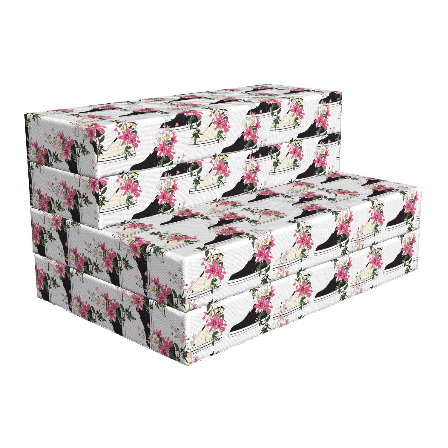 Ambesonne Floral Foldable Mattress - 74.8