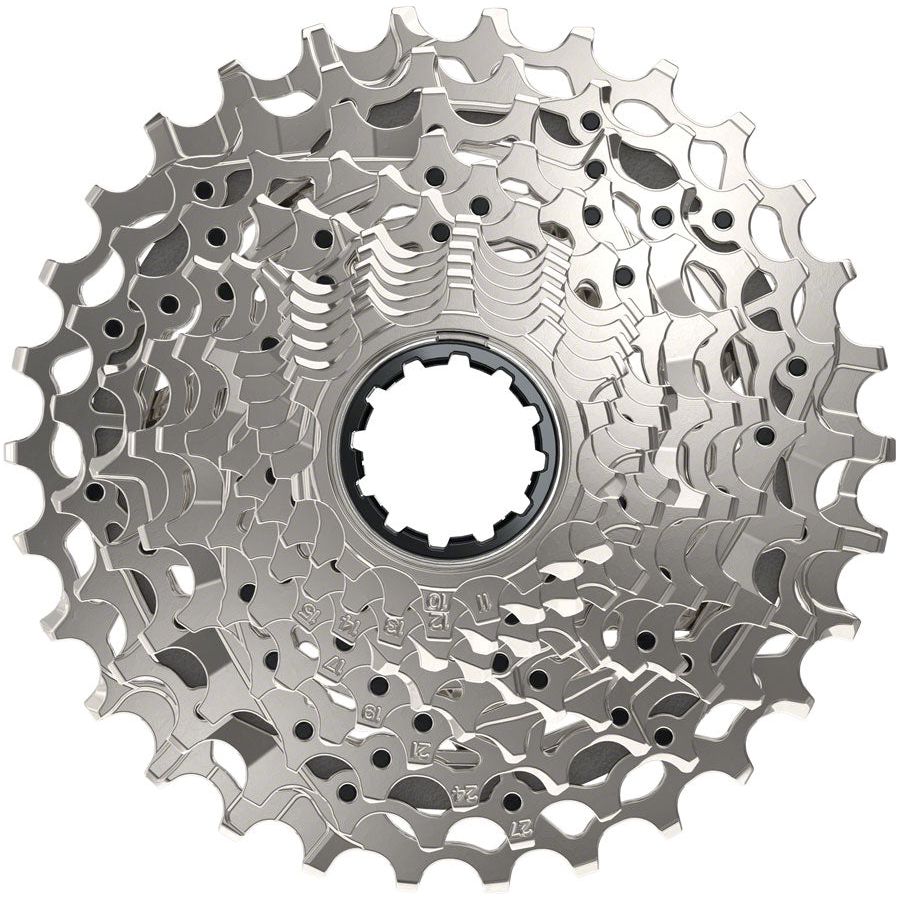 SRAM Rival AXS XG 1250 12-Speed Cassette (10-30T, Silver) - XDR Driver Body Compatible - Perfect for Road Bikes & Gravel Cycling