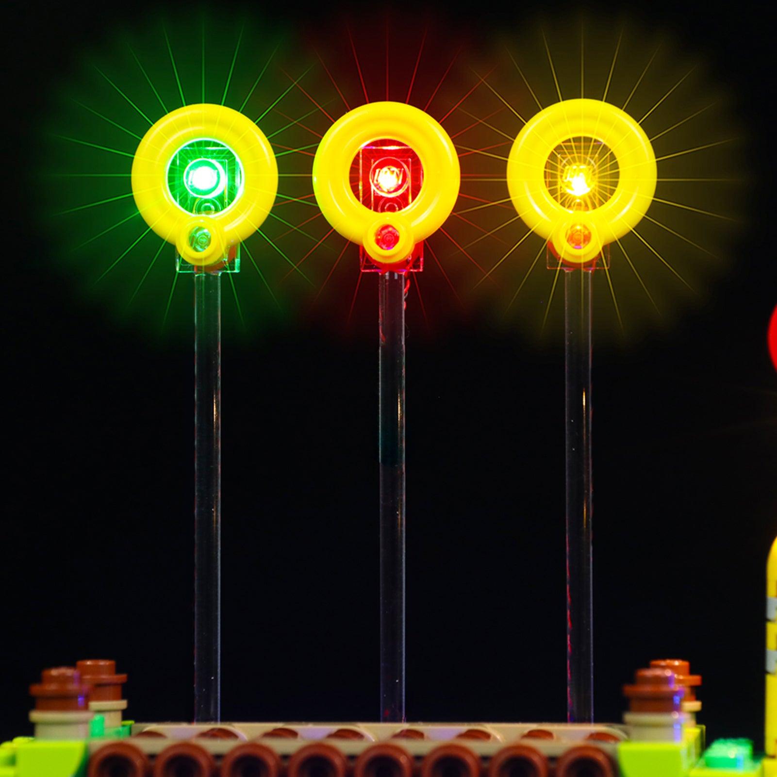 Best Light Kit for LEGO Sonic The Hedgehog 21331 - DIY Lighting Set for LEGO Ideas Sonic Mania - Perfect for Display & Nighttime Play