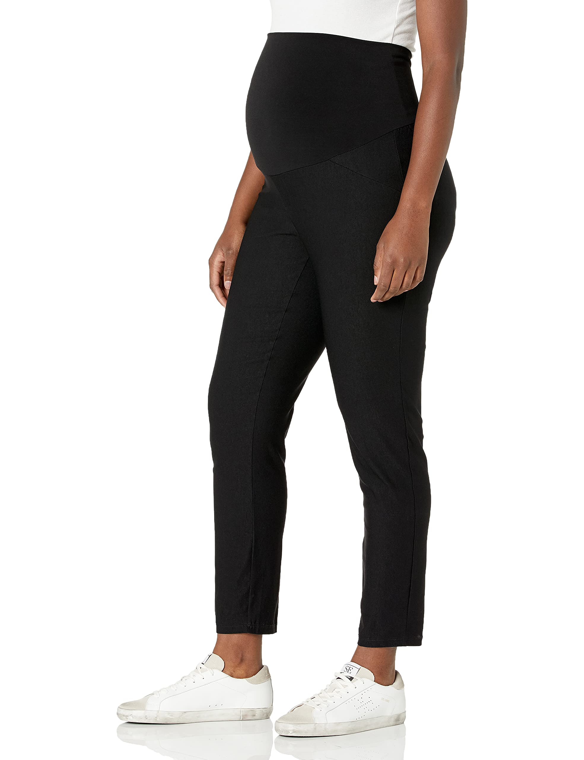 Three Seasons Maternity Slim Fit Ankle Dress Pants for Women - Comfortable Office & Pregnancy Work Attire