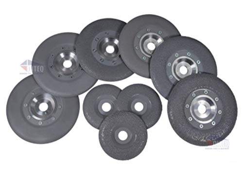 DITEQ 4.5 Inch 40 Grit Brazed Diamond Grinding Wheel for Concrete, Stone, and Tile - Perfect for Surface Preparation and Material Removal