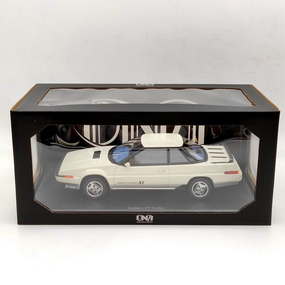 1/18 Scale Subaru XT Turbo 4WD 1985 White Resin Model Car - DNA Collectibles DNA000082 - Perfect for Car Enthusiasts, Collectors & Display Shelves