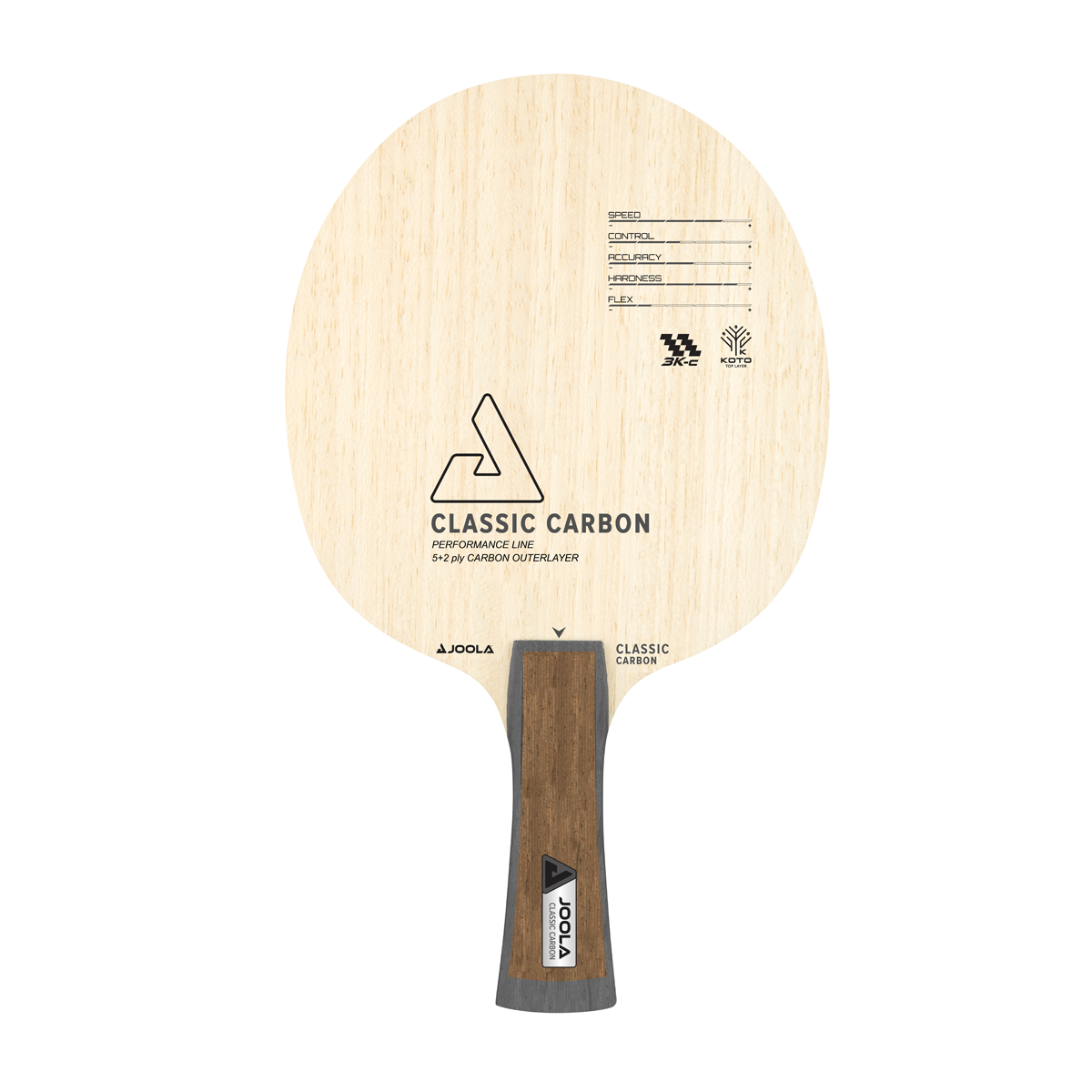JOOLA Classic Carbon Table Tennis Blade - Professional Ping Pong Paddle for Spin & Speed - Perfect for Tournaments & Training