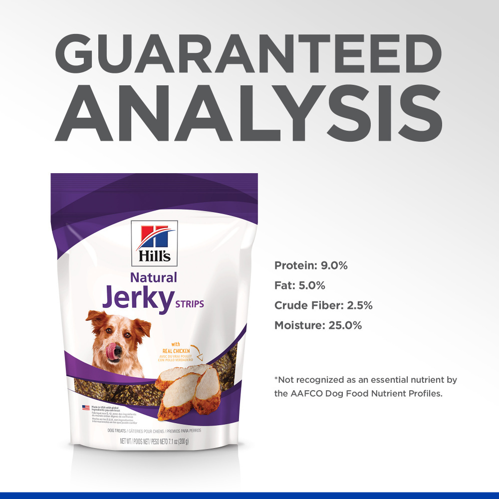 Hill's Science Diet Chicken Jerky Strips Dog Treats - High Protein, Grain Free, Natural Training & Rewards for Small, Medium & Large Dogs - Perfect for Training, Travel & Outdoor Adventures