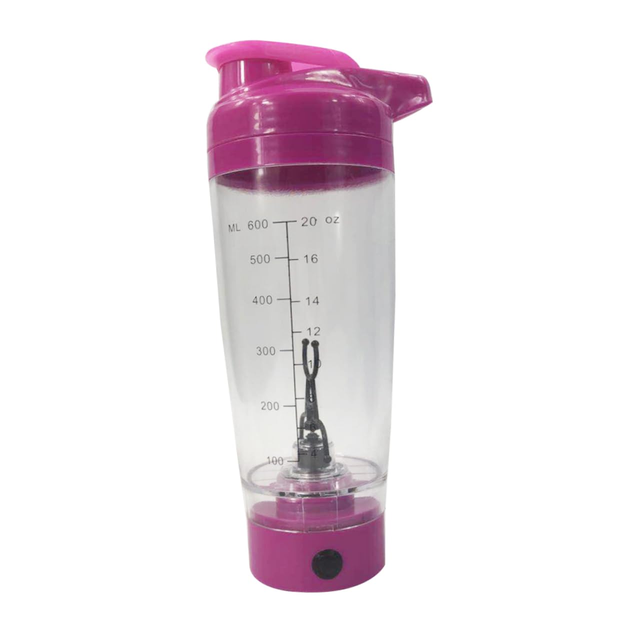 HOMSFOU 2-Pack Electric Smoothie Blender Bottle - Portable Mixing Cup with Tornado Stirring Technology for Protein Shakes, Juices & Fitness Drinks - Perfect for Gym, Travel & On-the-Go Nutrition