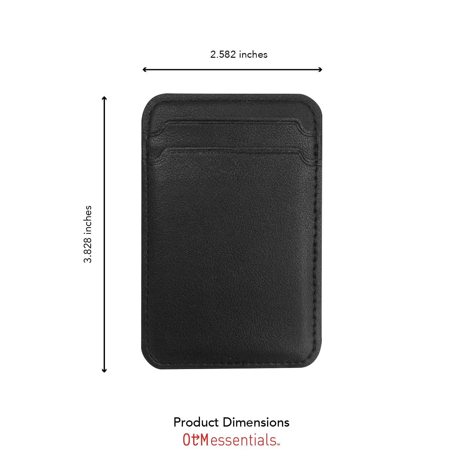 OTM Essentials Abislim Faux Leather Magnetic Phone Wallet Case - Compatible with MagSafe Devices | Slim & Lightweight Design | Perfect for ACU Students & Daily Commute | Ideal for Credit Cards, ID & Cash Storage