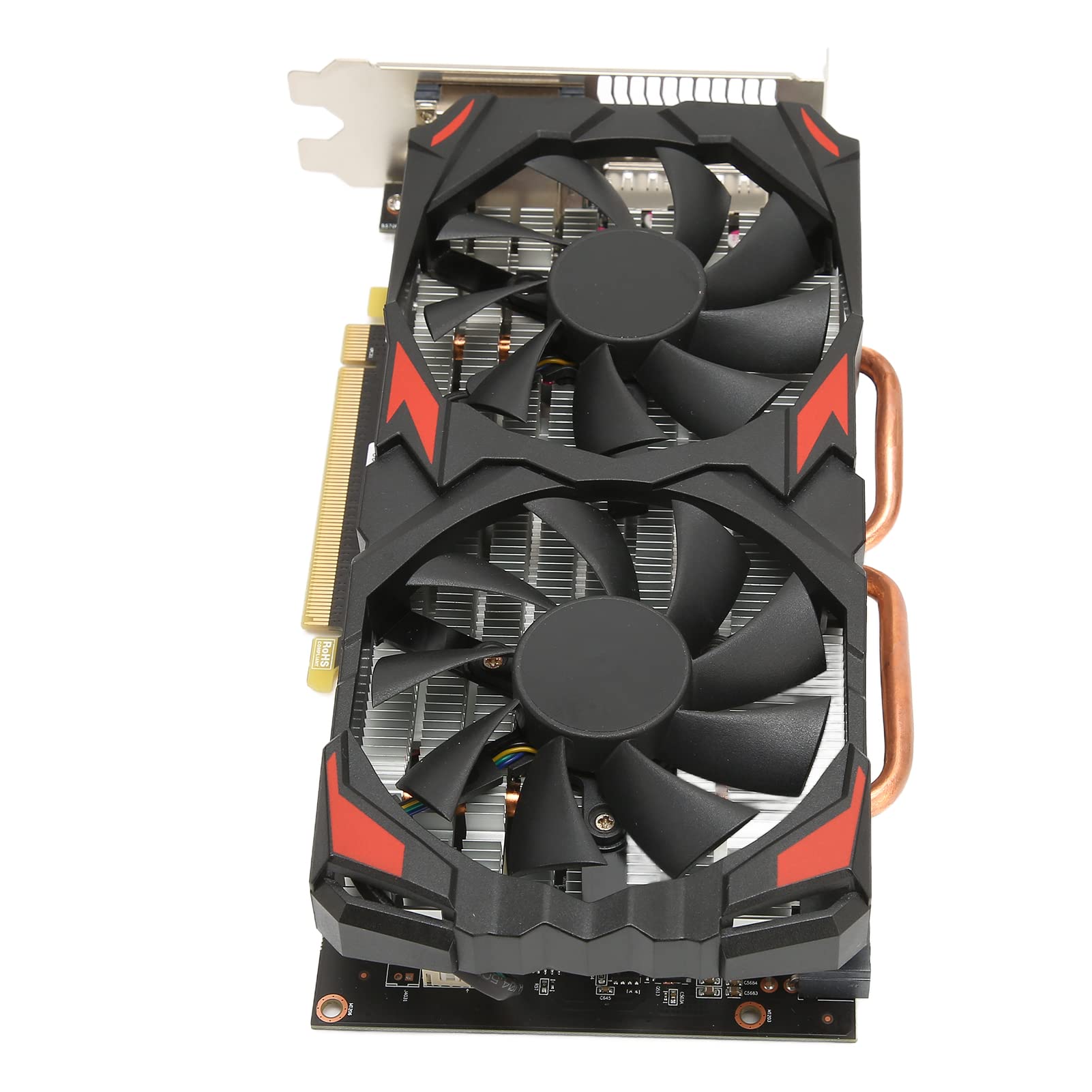 Sanpyl RX 580 8GB GDDR5 256-Bit Gaming Graphics Card - PCIe 3.0 x16, Dual Fan Cooling, 3x DisplayPort & DVI - Perfect for PC Gaming, Video Editing & 4K Streaming