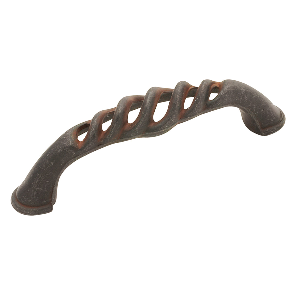 Charleston Blacksmith Pull 3 C/C Cabinet Handle - Vintage Style Hardware for Kitchen & Bathroom Cabinets - CTG5030