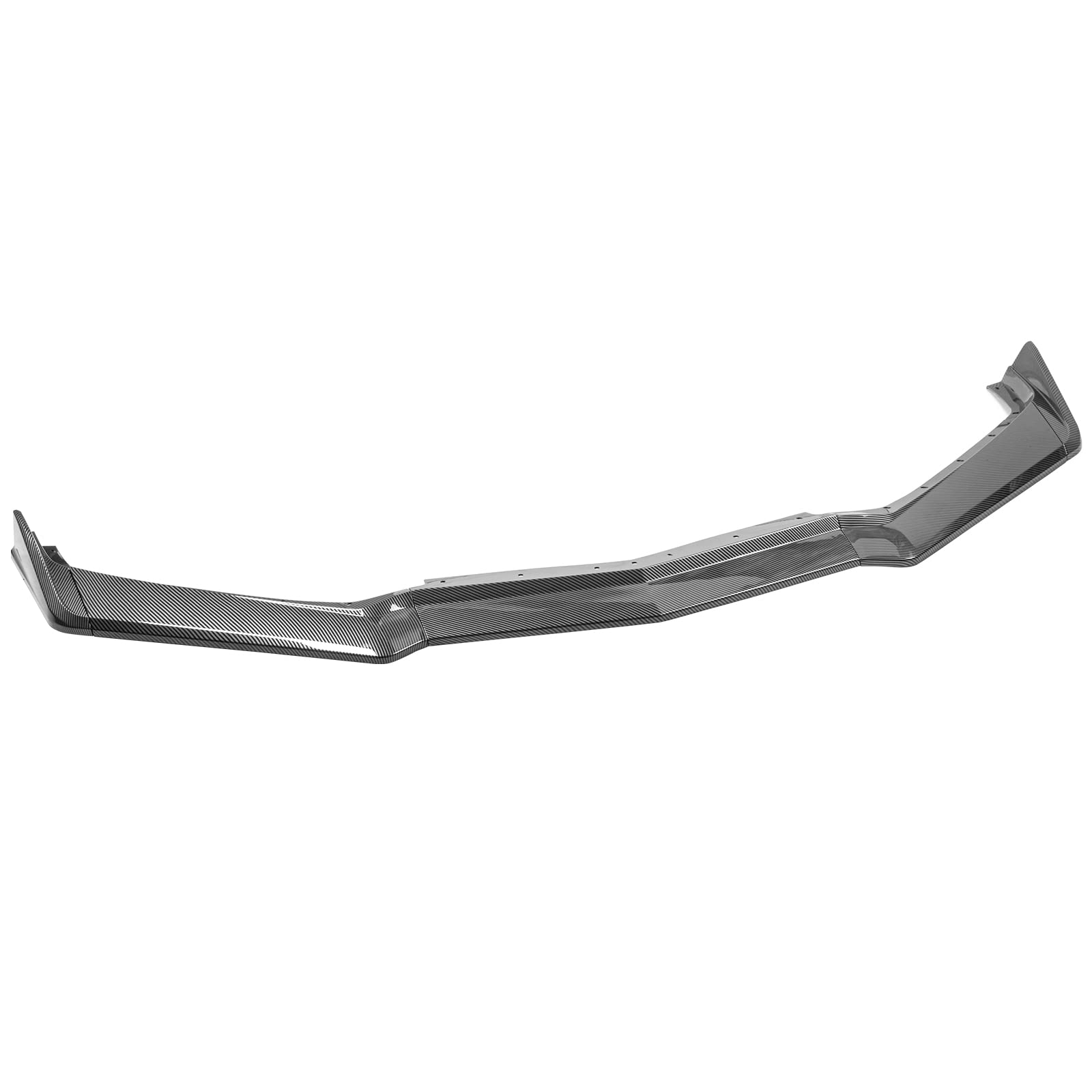 IKON MOTORSPORTS 5VM Style Front Bumper Lip Spoiler for 2020-2025 Chevy Corvette - ABS Plastic with Carbon Fiber Print - Enhances Aerodynamics & Sporty Look - Perfect for Street Racing & Car Shows