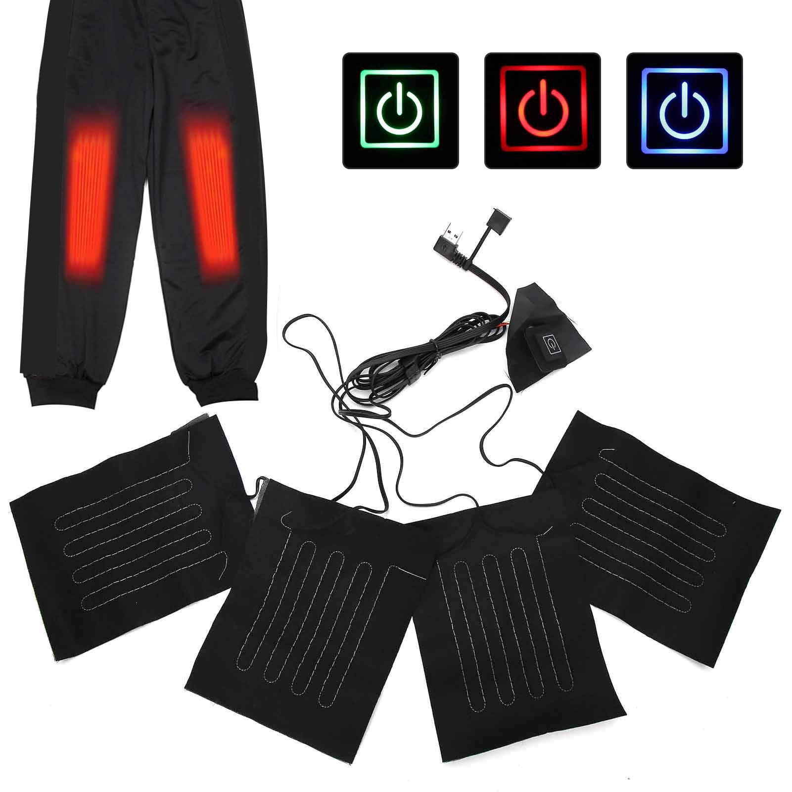 USB Electric Heating Pad - Soft & Adjustable Heating Clothes Vest for Winter Warmth - Perfect for Outdoor Activities, Home Use & Pain Relief