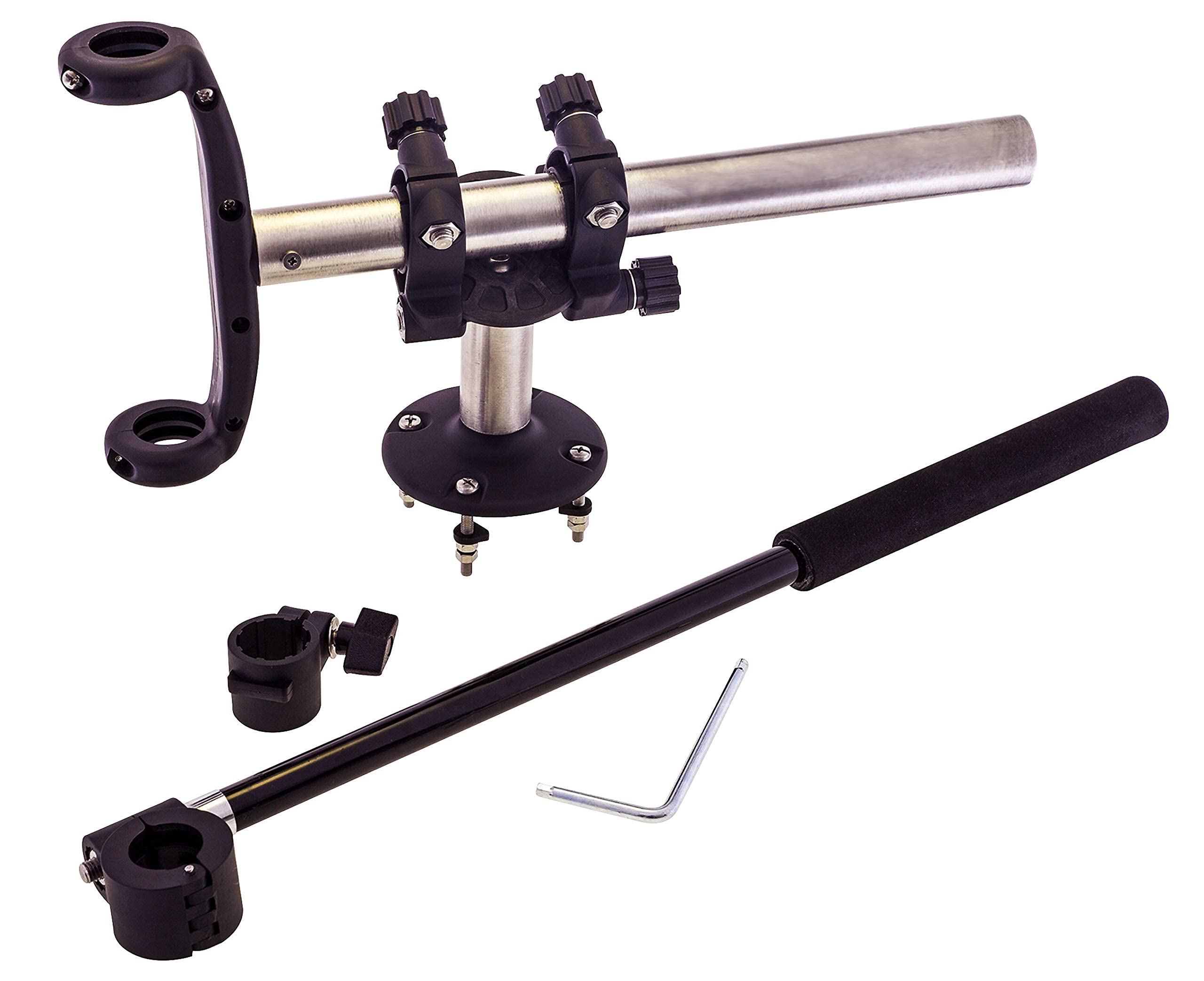 Watersnake T24 ASP - 24 LB Thrust 12V Saltwater Trolling Motor with Kayak Bracket | Electric Fishing Motor for Kayaks, Canoes & Small Boats | Perfect for Saltwater & Freshwater Fishing