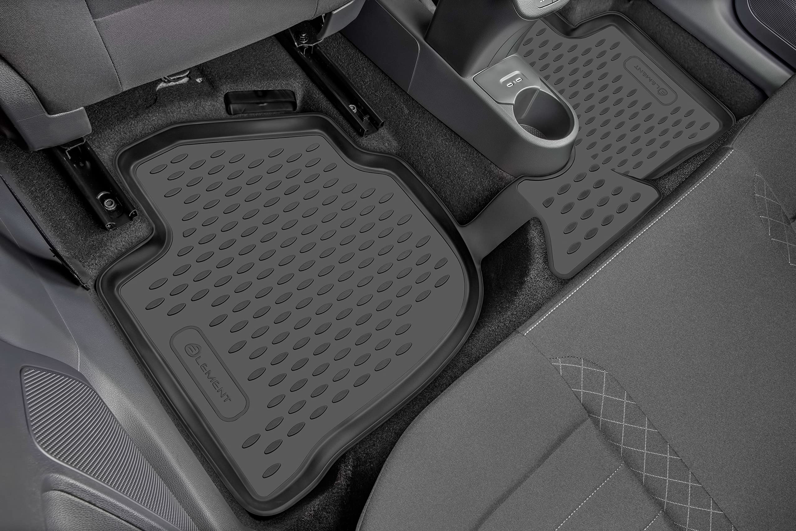 Premium Anti-Slip Rubber Floor Mats for Mitsubishi Eclipse Cross (2017-2021) - Custom Fit 3D Car Mats - Black - All-Weather Protection & Enhanced Safety - Perfect for Daily Commute, Road Trips & Off-Road Adventures