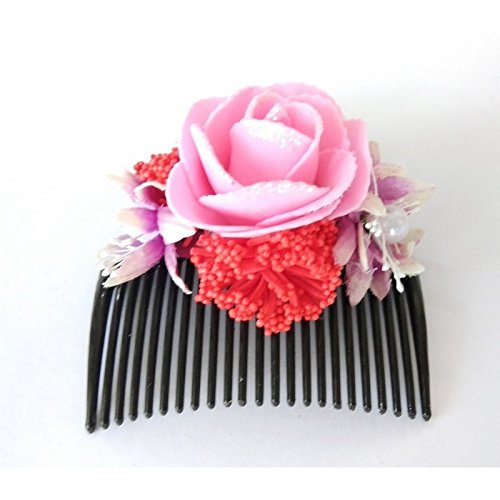 Handmade Indian Hair Comb Pin - Colorful Hair Accessories for Women & Girls | Perfect for Bridal, Indo-Western & Everyday Hairstyles